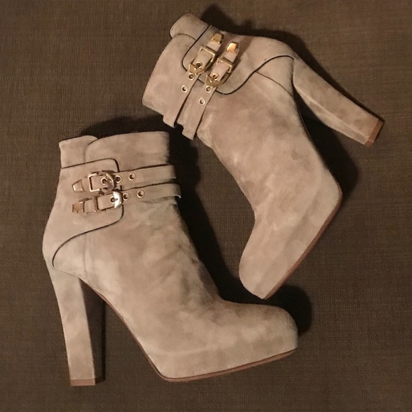 Francesco Sacco Shoes - New! Francesco Sacco Suede Booties